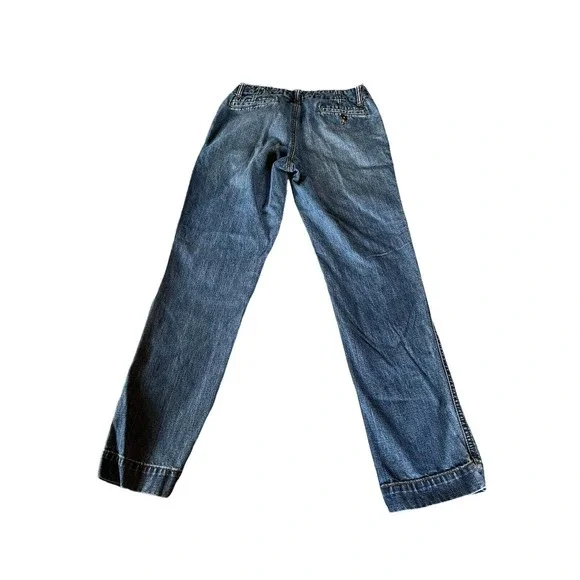 LRL Lauren Jeans Co Ralph Lauren Regular Wash Denim Straight Leg Jeans 4 Petite - Picture 2 of 7
